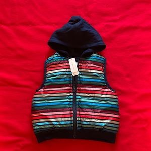 Gymboree Baby Hooded reversible vest size 3T - New with Tags